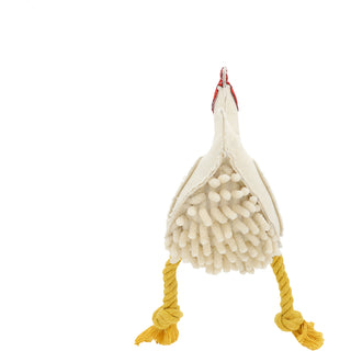 Fowl 8" Dog Toy on Rope
