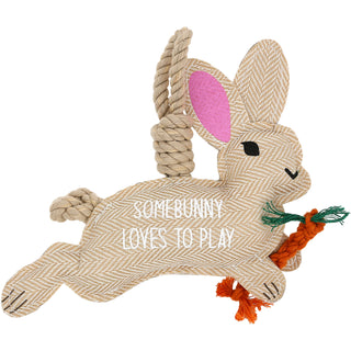 Somebunny 9" Dog Toy on Rope