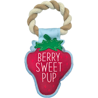 Strawberry 8" Dog Toy