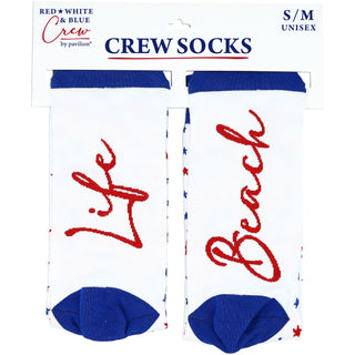 Beach Unisex Cotton Blend Sock