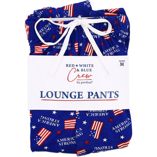 America Strong S Navy Unisex Lounge Pants