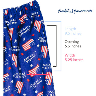 America Strong S Navy Unisex Lounge Pants
