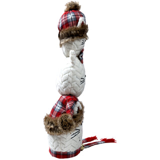 Festive Felines 25" Plush Stacked Cats