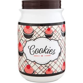 Cherry Cupcake 9" Cookie Jar