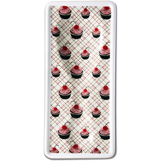 Cherry Cupcakes 3.75" x 8.5" Spoon Rest
