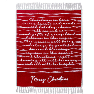 Merry Christmas 50" x 60" Inspirational Plush Blanket