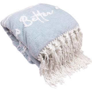 Life is Better at the Beach 50" x 60" Inspirational Plush Blanket