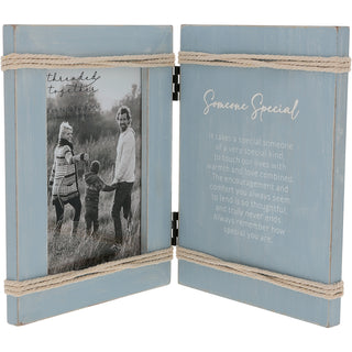 Someone Special 5.5" x 7.5" Hinged Sentiment Frame (Holds 4" x 6" Photo)