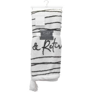 Relaxed & Retired 50" x 60" Inspirational Plush Blanket