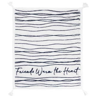 Friends Warm The Heart 50" x 60" Inspirational Plush Blanket