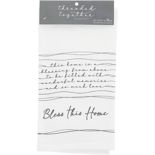 Bless This Home 100% Cotton Tea Towel