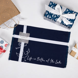 Better at the Lake Cotton Placemats (Set of 2)