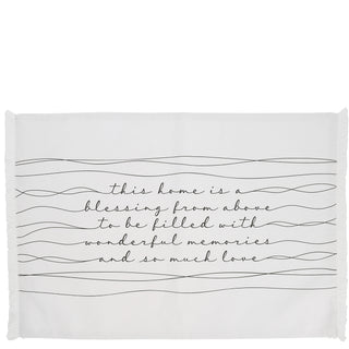 Bless This Home Cotton Placemats (Set of 2)