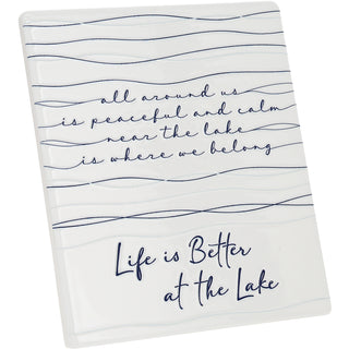 Lake 5.5" Ceramic Plaque
