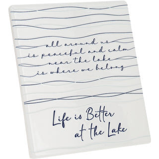 Lake 5.5" Ceramic Plaque
