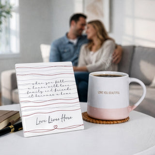 Love 5.5" Ceramic Plaque