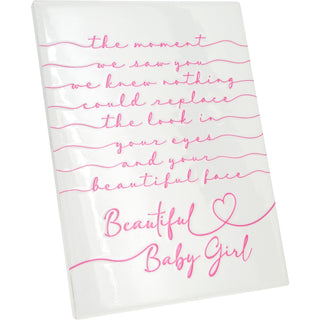 Baby Girl 8" Ceramic Plaque