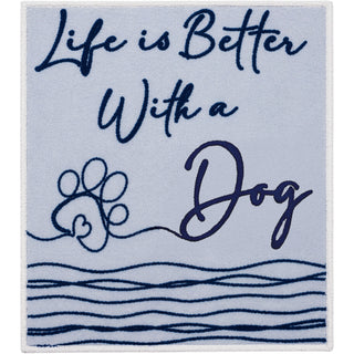 With A Dog 50" x 60" Plush Blanket