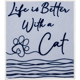 With A Cat 50" x 60" Plush Blanket