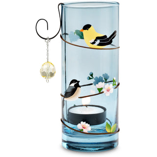 Laugh Often 2.5" x 6" Hurricane Tealight Holder