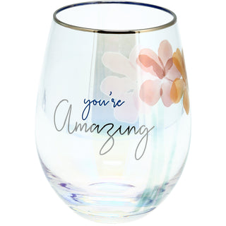 Amazing 18 oz Stemless Wine Glass