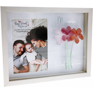 Memories 9.5" x 7.5" Shadow Box Frame
(Holds 4" x 6" Photo)