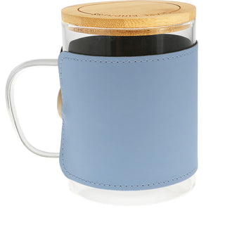 Dad 16 oz Wrapped Glass Mug with Coaster Lid