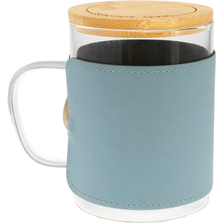 Aunt 16 oz Wrapped Glass Mug with Coaster Lid