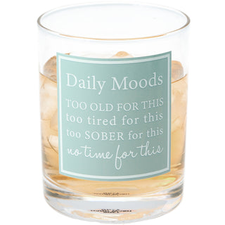 Daily Moods 11 oz Rocks Glass