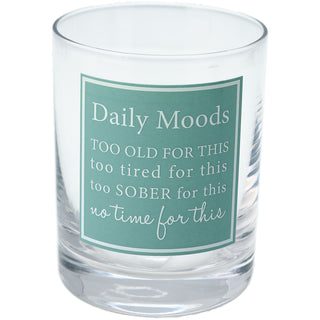 Daily Moods 11 oz Rocks Glass