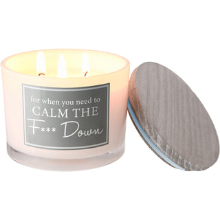 Calm Down 11 oz - 100% Soy Wax Candle
Scent: Fresh Cotton