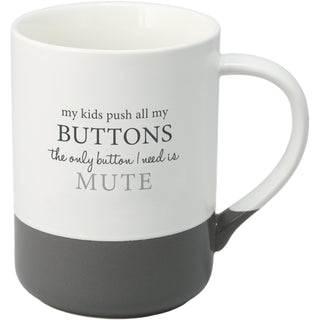 Mute Button 18 oz Mug