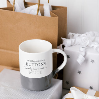 Mute Button 18 oz Mug