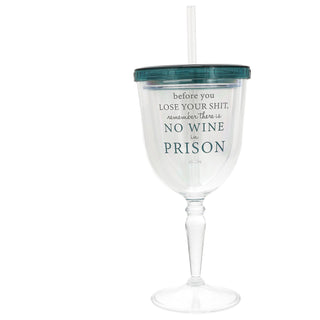 Prison 13 oz Acrylic Wine Tumbler