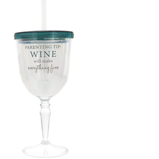 Parenting Tip 13 oz Acrylic Wine Tumbler