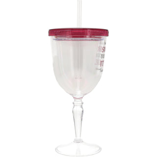 Swear Too Much 13 oz Acrylic Wine Tumbler