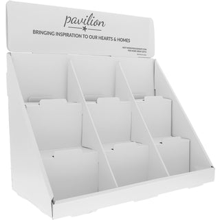 Pavilion Cardboard Coaster Display