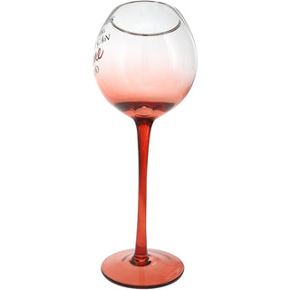 I Can Wine Too 11 oz Tipsy Stemmed Wine Glass