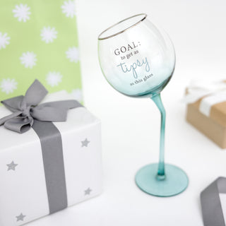 Tipsy 11 oz Tipsy Stemmed Wine Glass