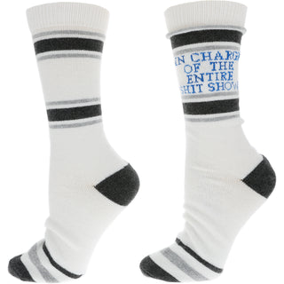 In Charge Unisex Crew Sock