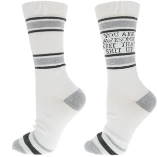 You Are Awesome M/L Unisex Crew Sock