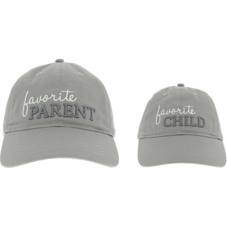 Favorite Adjustable Adult and Toddler (Y) Hat Set