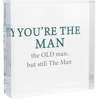 The Man 3.5" Acrylic Plaque