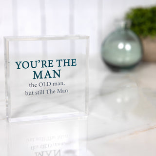The Man 3.5" Acrylic Plaque