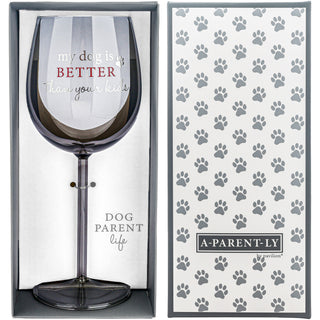 My Dog Gift Boxed 17 oz Wine Glass
