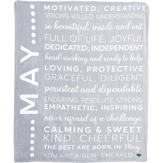 May 50" x 60" Royal Plush Blanket