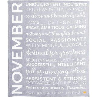November 50" x 60" Royal Plush Blanket