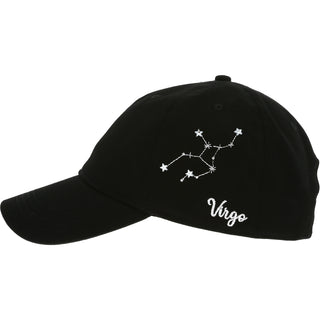 Virgo Black Adjustable Hat