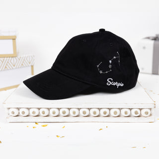 Scorpio Black Adjustable Hat