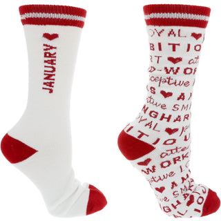 January Unisex Crew Sock